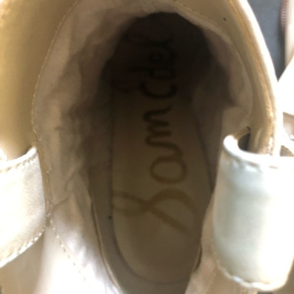 Sam Edelman Niomi Faux Suede Bootie Sz 6  Costal Cowgirl Pointy Toe  3” Heel - Picture 8 of 9